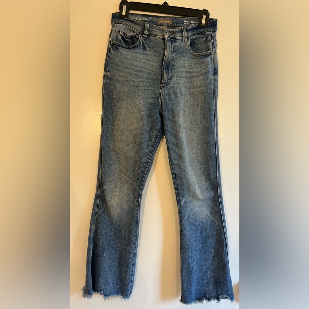 DL1961 Rachel Cropped jeans (high rise Insta sculpt flare) size 27